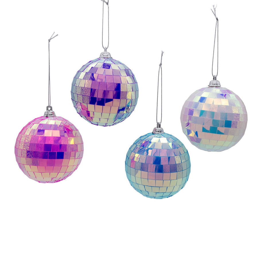 80MM Multicolor Iridescent Mirrow Ball Ornaments