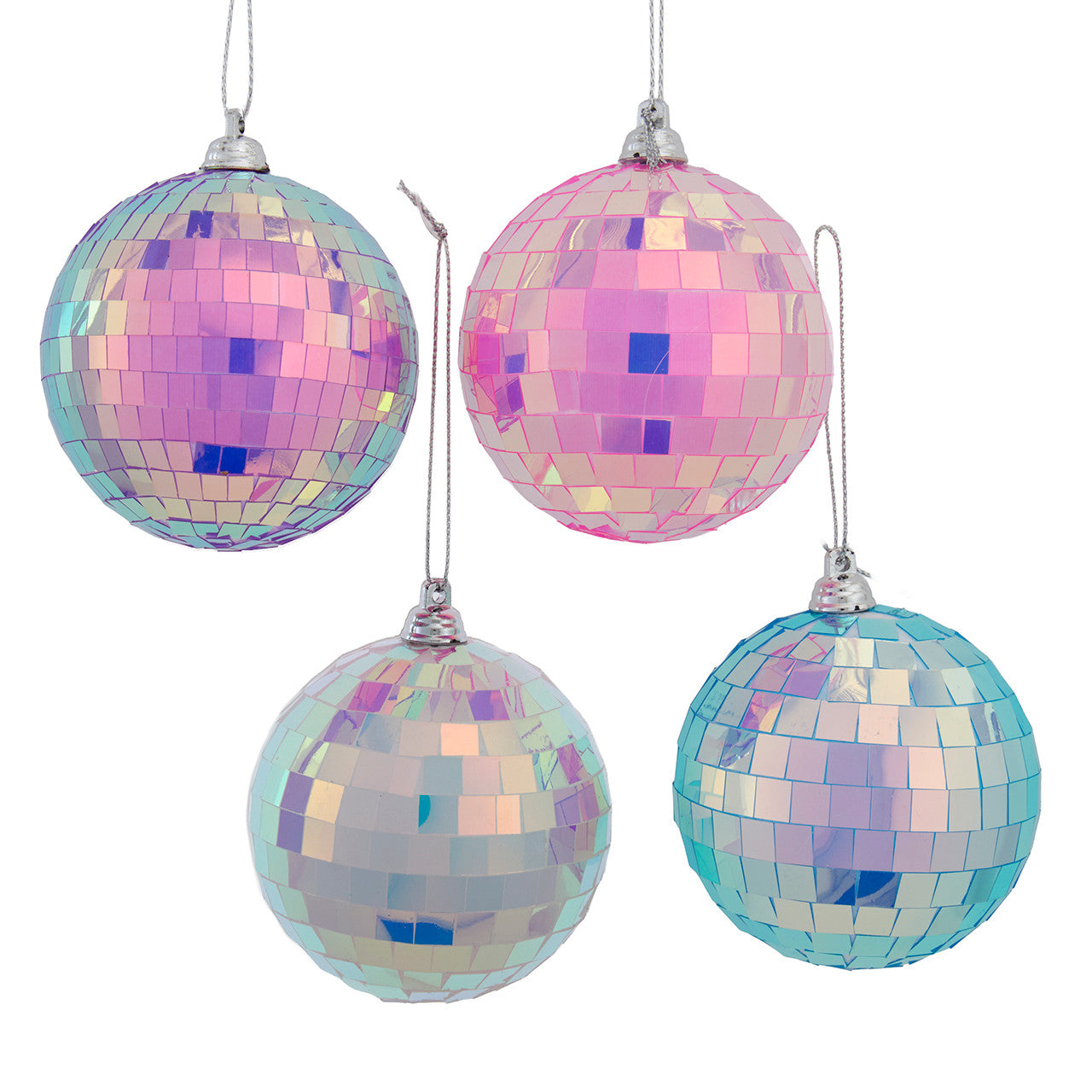 80MM Multicolor Iridescent Mirrow Ball Ornaments