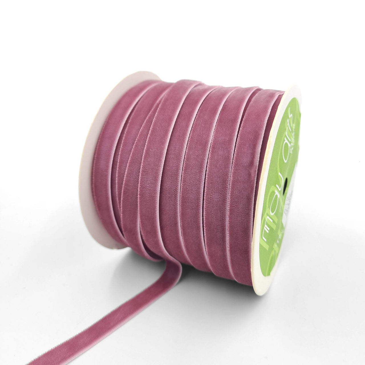 3/8 Inch Classic Velvet Ribbon with Woven Edge – PV-1-19 Wood Rose