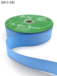 1.5 Inch Classic Grosgrain Ribbon with Woven Edge – QH-5-34C – LIGHT BLUE 54yds