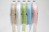 3/4 Inch Organza Daisy Edge Ribbon – QK44 – LIGHT BLUE