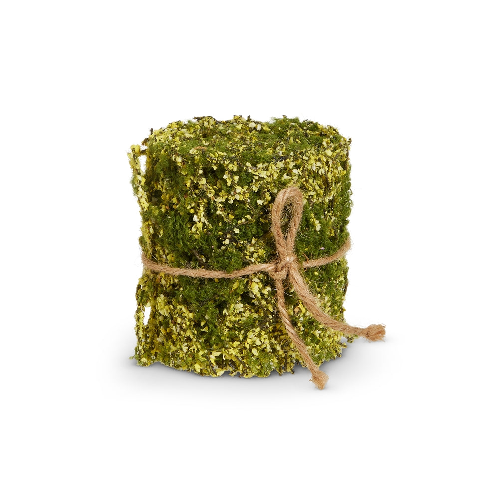 4' Yellow Moss Ribbon