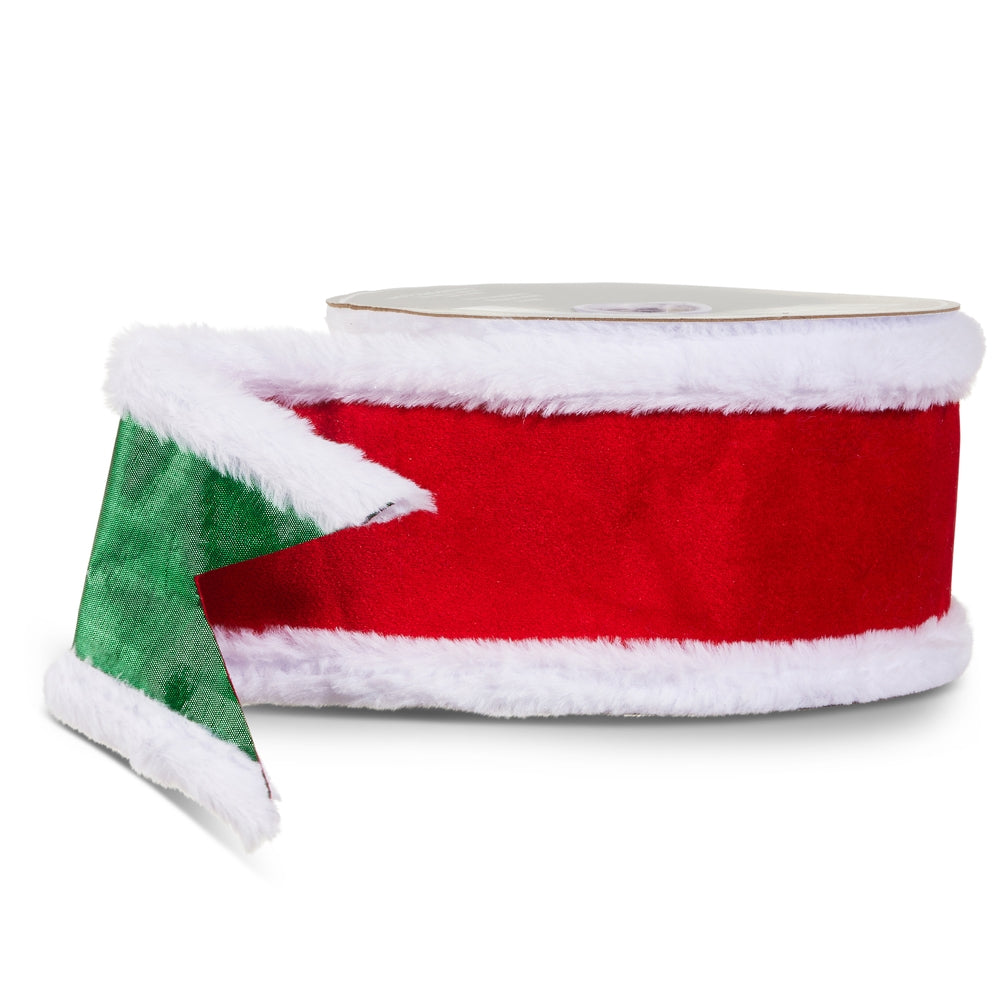 4" X 10 Yds Festive Holiday Wired Ribbon