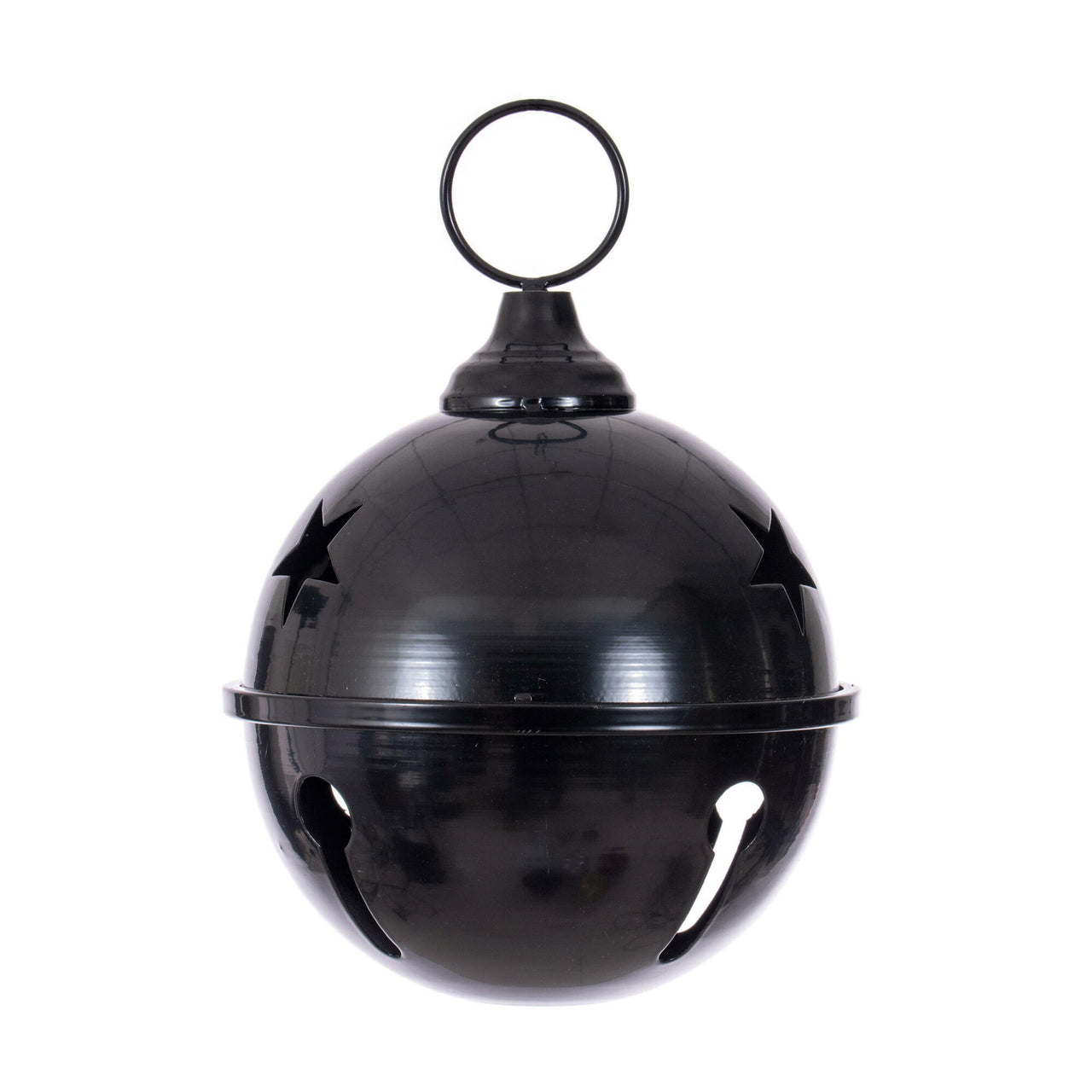 6" Black Iron Bell Ornament