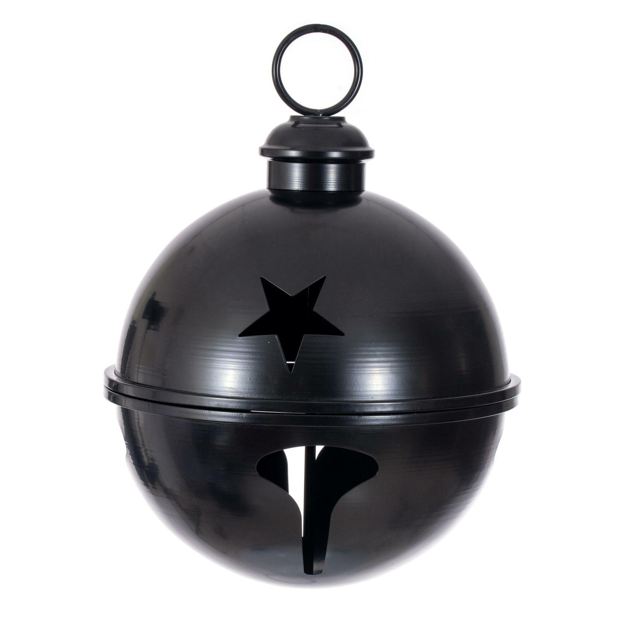 14" Black Iron Bell Ornament