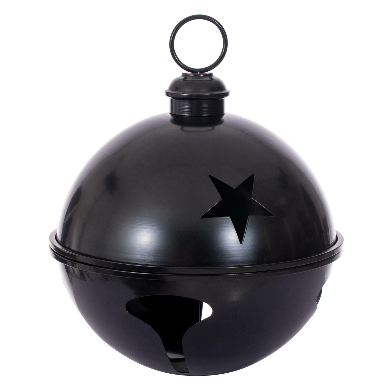 18" Black Iron Bell Ornament