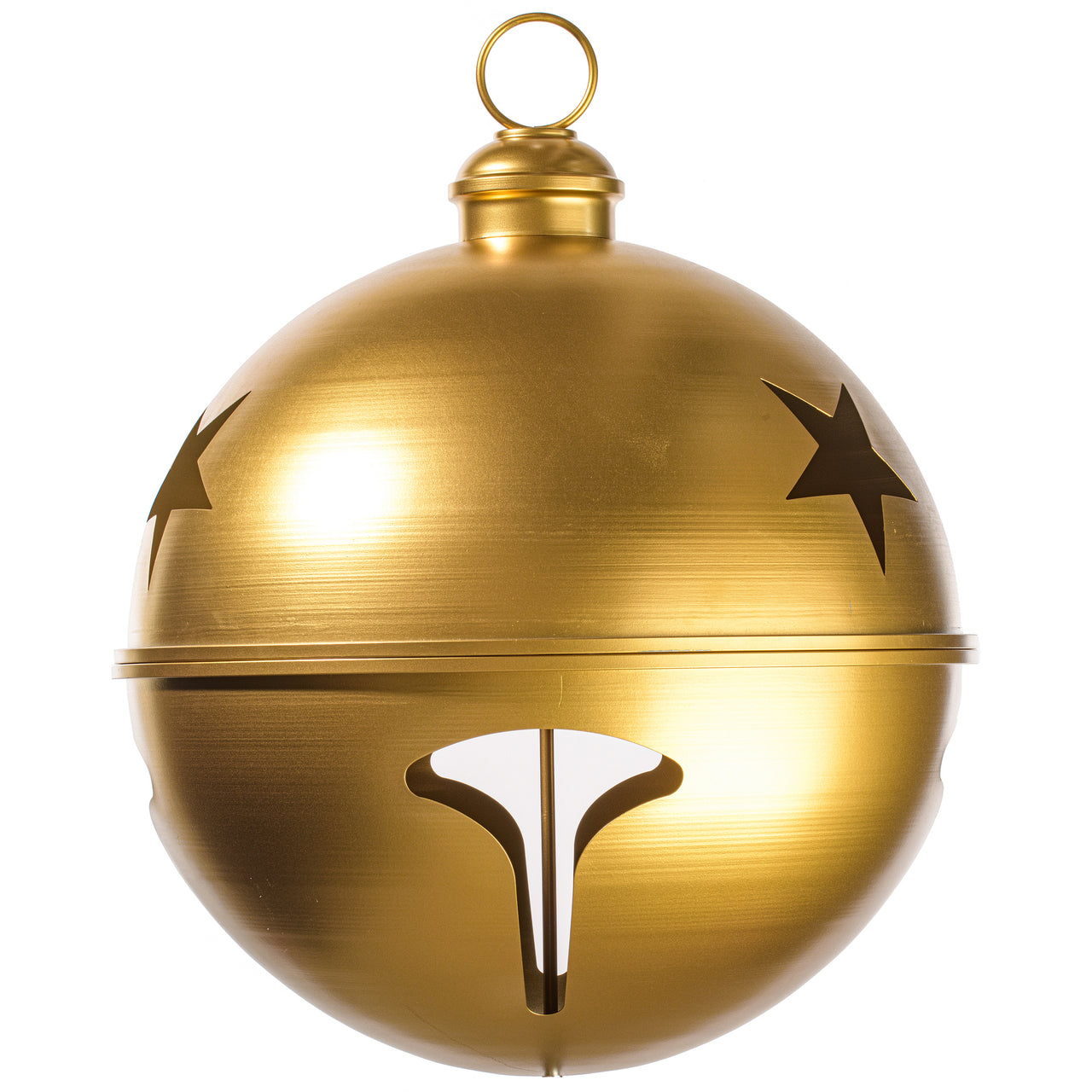 24" Gold Iron Bell Ornament
