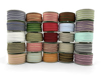 3/8 Inch Woven Grosgrain Stripe Ribbon with Woven Edge – RG-8-09 IVORY/WHITE STRIPES