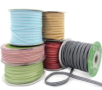 3/16 Inch Woven Grosgrain Stripe Ribbon with Woven Edge