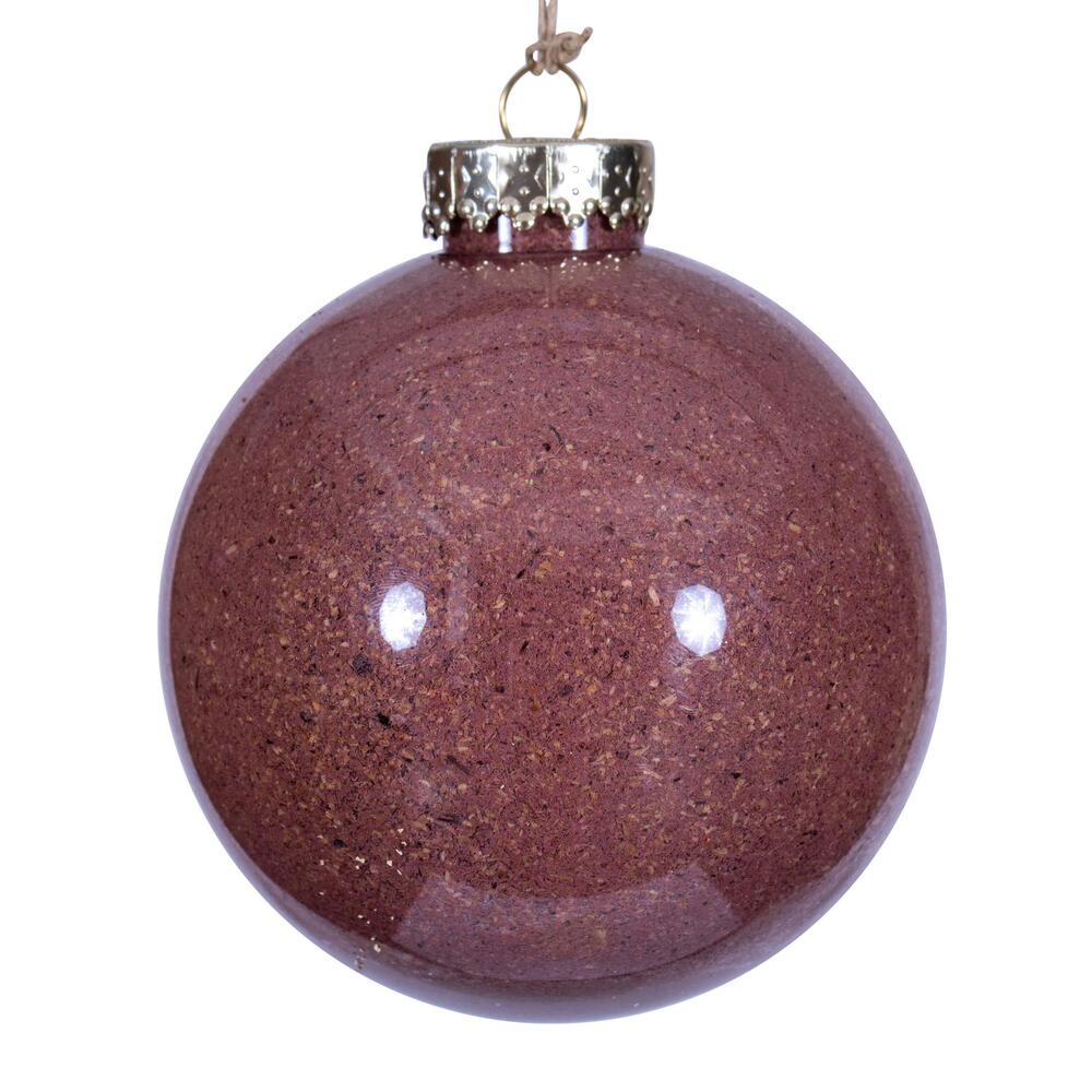 4" Mauve Ball Ornament