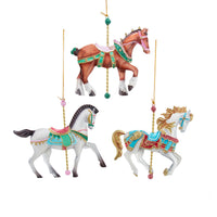 Carousel Horse Ornaments