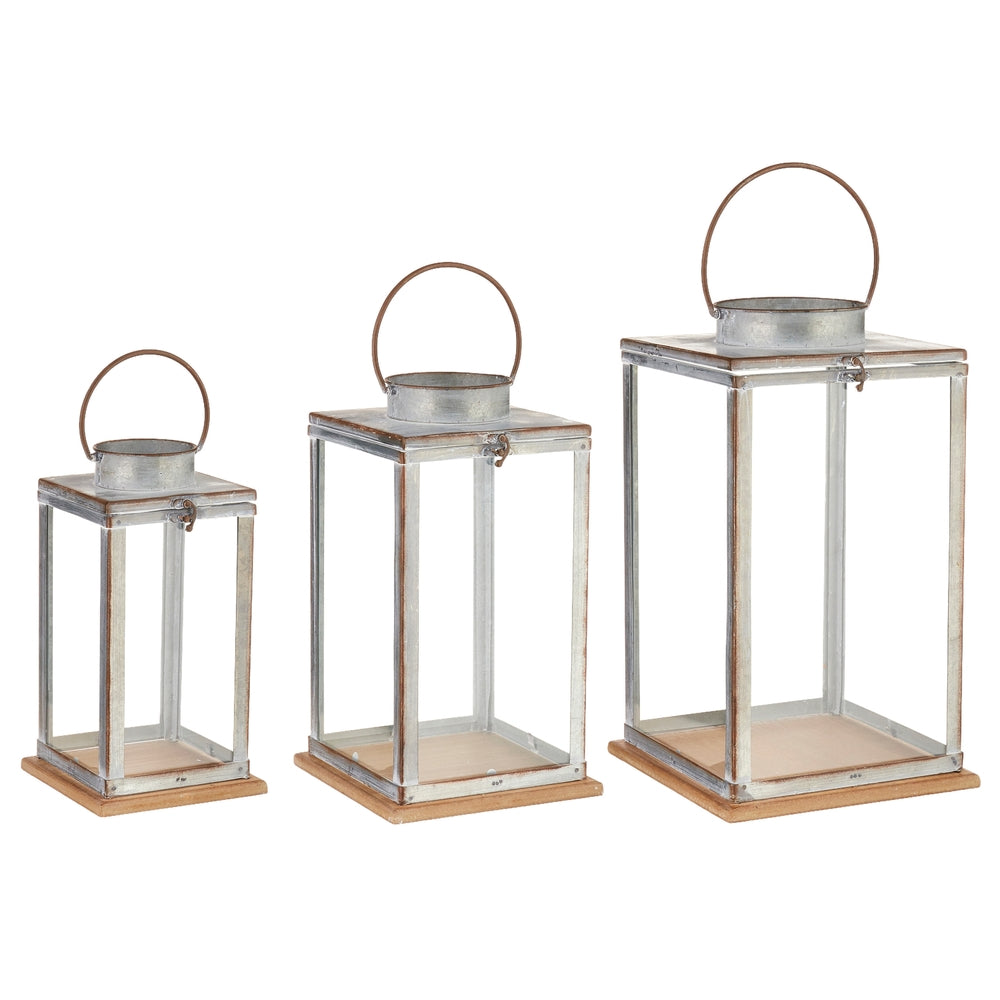 16" Galvanized Lanterns