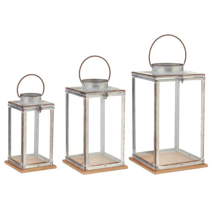 16" Galvanized Lanterns