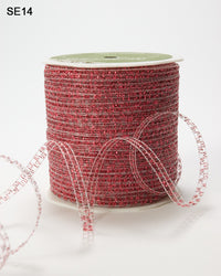 1/8 Inch Sparkle Glitter Curling Ribbon – SE14 – RED