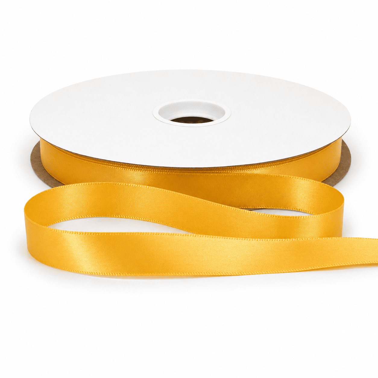 5/8″ Single Face Satin Ribbon 100 Yards – SFS100Y-58-Yellow Gold