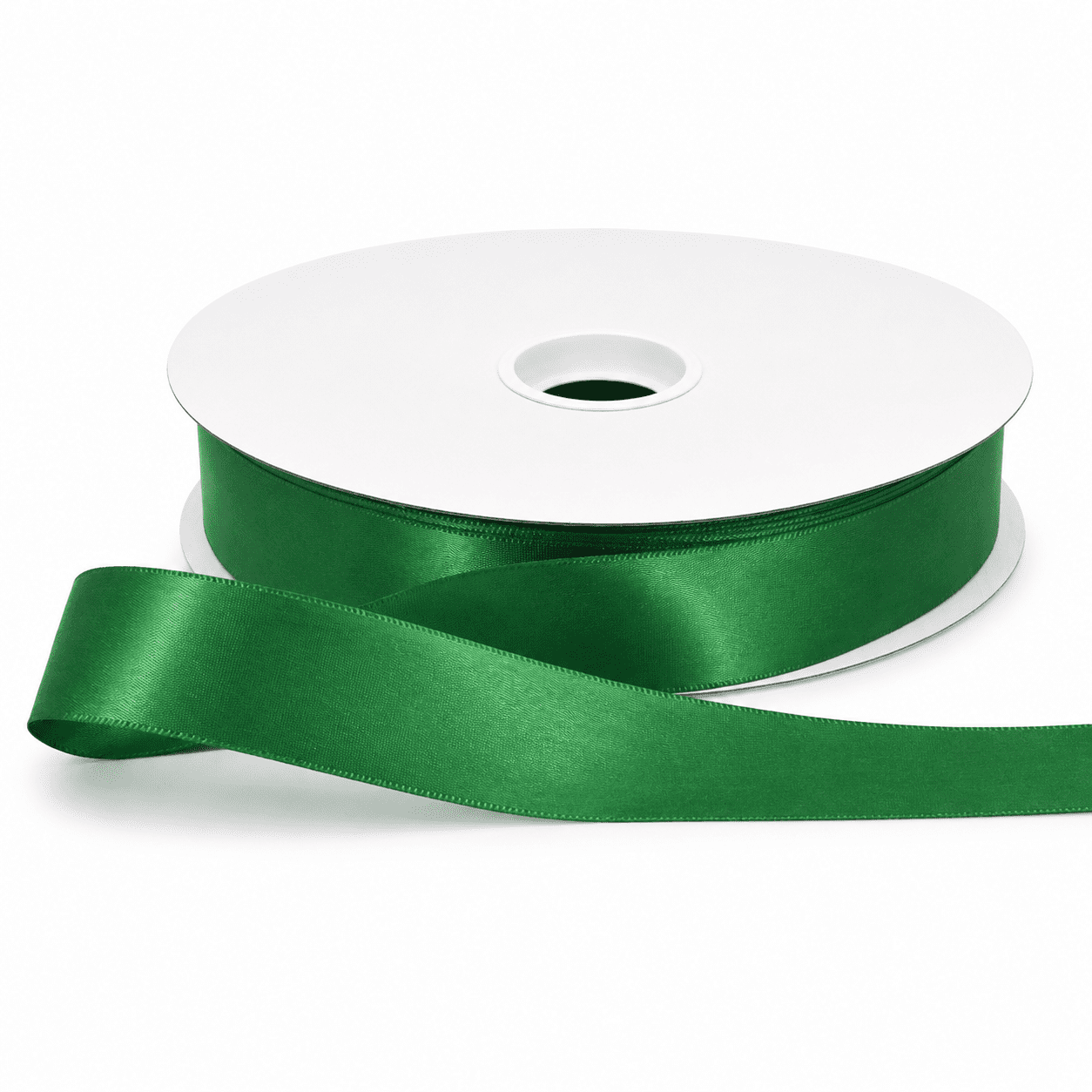 7/8″ Single Face Satin Ribbon 100 Yards – SFS100Y-78-EMERALD