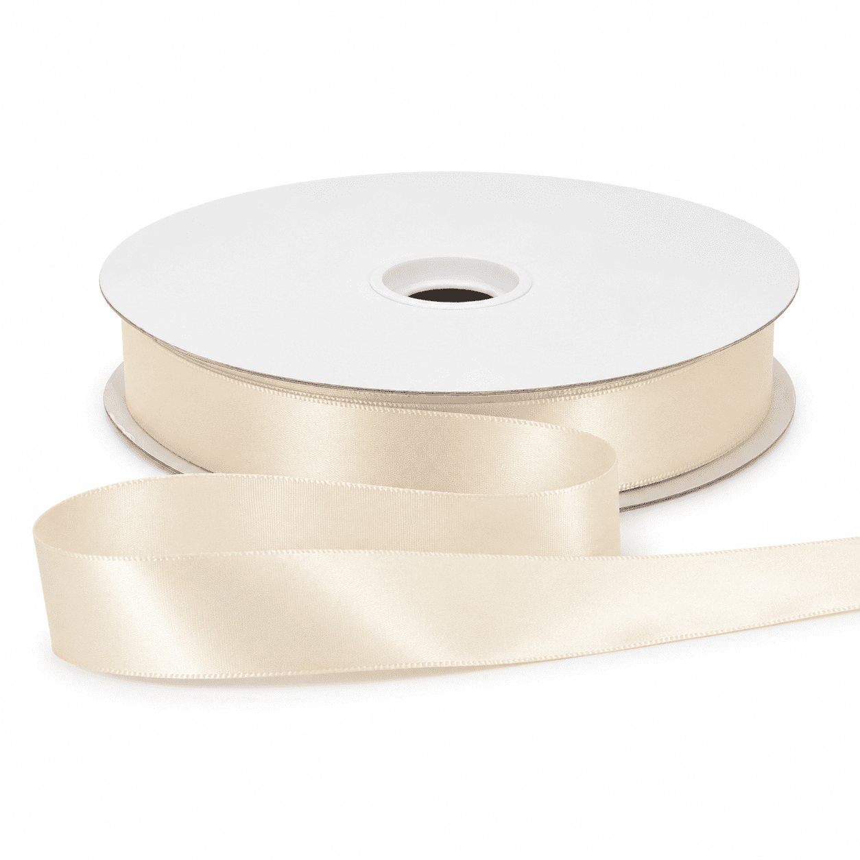 7/8″ Single Face Satin Ribbon 100 Yards – SFS100Y-78-IVORY