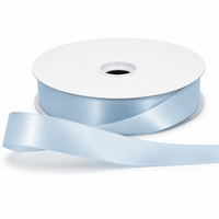 7/8″ Single Face Satin Ribbon 100 Yards – SFS100Y-78-LIGHT BLUE