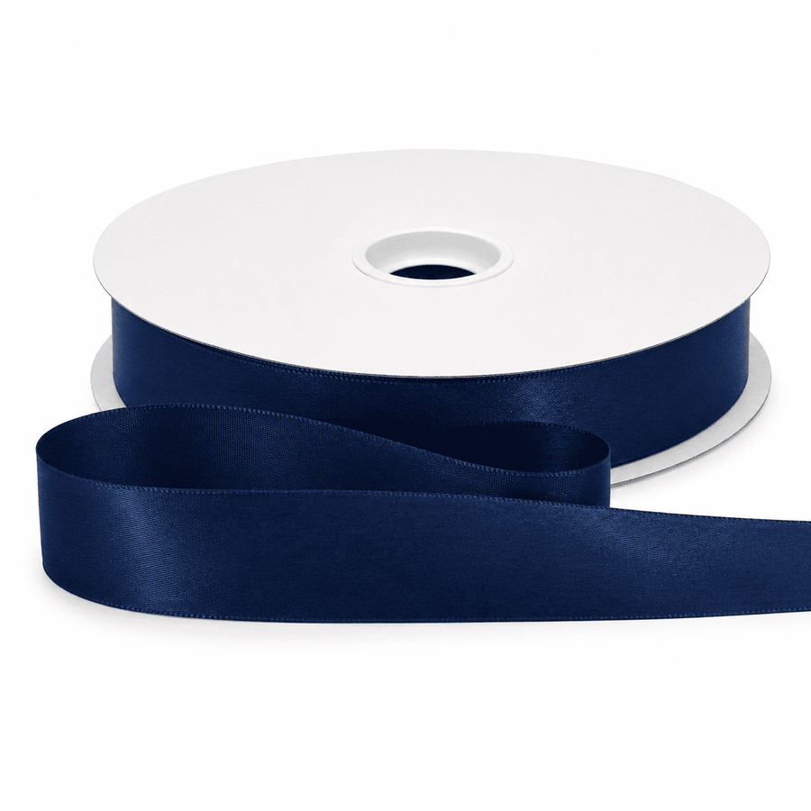 7/8″ Single Face Satin Ribbon 100 Yards – SFS100Y-78-LIGHT NAVY