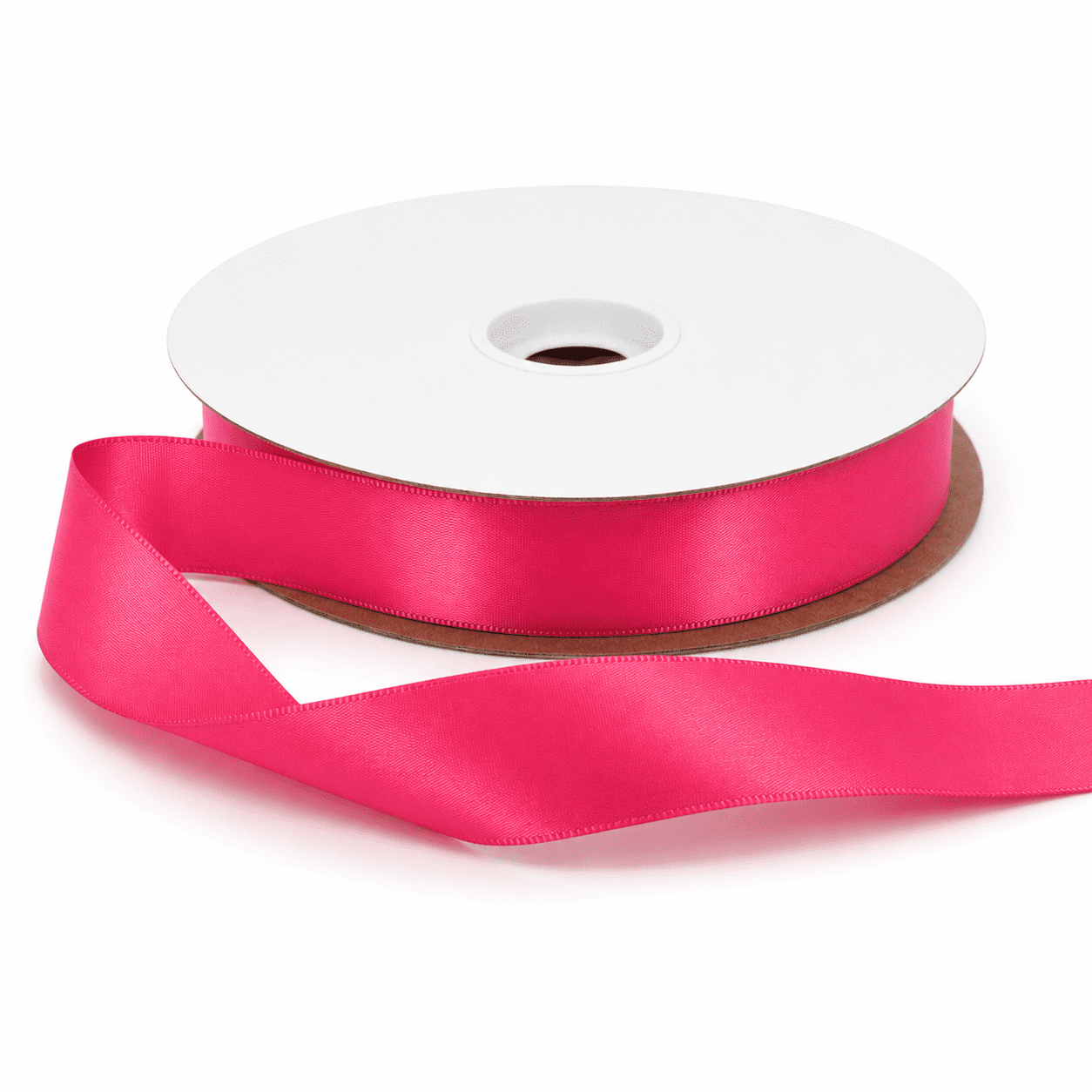 7/8″ Single Face Satin Ribbon 100 Yards – SFS100Y-78-SHOCK PINK