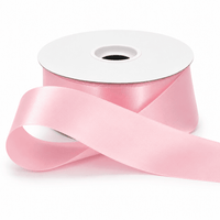 1.5″ Single Face Satin Ribbon 50 Yards – SFS50Y-15-Pink