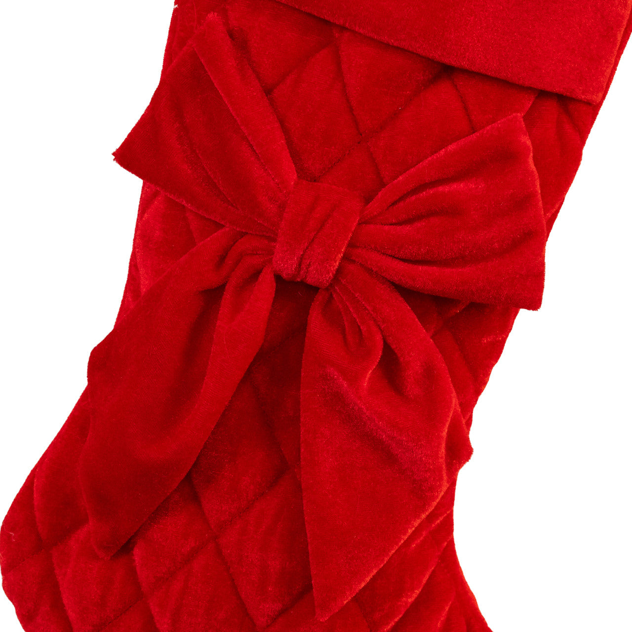 20.5" Red Bow Stocking