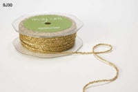 1/8 Inch Metallic Sparkle String Ribbon – SJ30 – GOLD