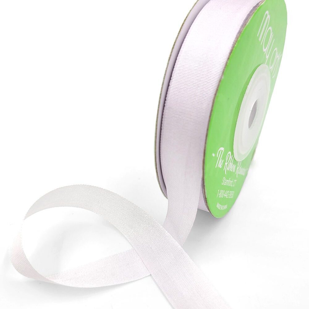 1/2 Inch 100% Hand-Dyed Silk Ribbon with Woven Edge – SK-12-05 PALE LAVENDER (NEW)