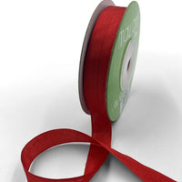 1/2 Inch 100% Hand-Dyed Silk Ribbon with Woven Edge – SK-12-14 RED
