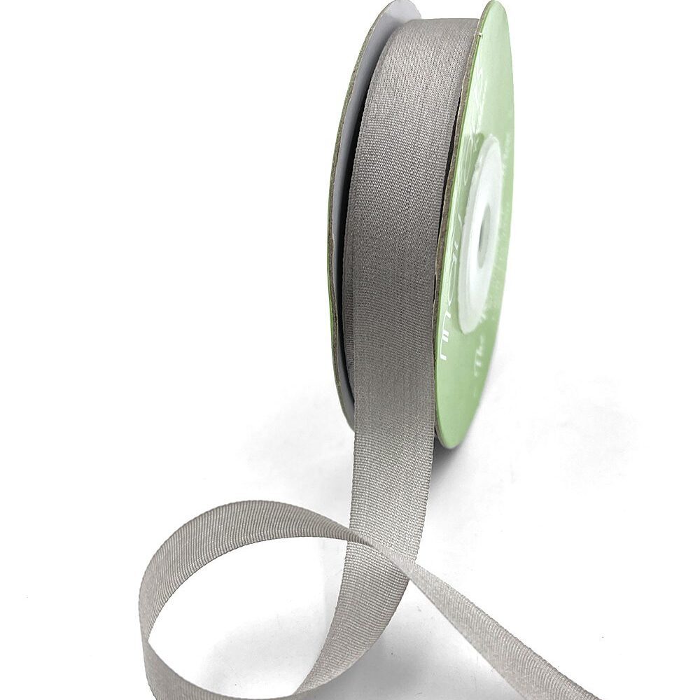 1/2 Inch 100% Hand-Dyed Silk Ribbon with Woven Edge – SK-12-32 PAVESTONE GREY (NEW)