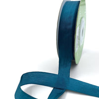 1/2 Inch 100% Hand-Dyed Silk Ribbon with Woven Edge – SK-12-56 SHADED SPRUCE
