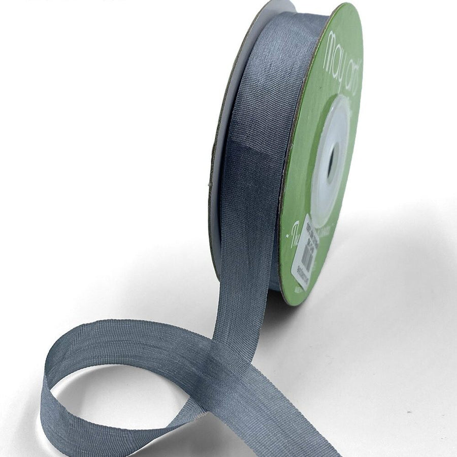 1/2 Inch 100% Hand-Dyed Silk Ribbon with Woven Edge – SK-12-69 GARGOYLE