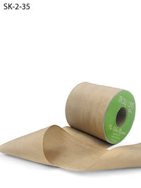 2 Inch 100% Hand-Dyed Silk Ribbon with Woven Edge – SK-2-35 TAUPE