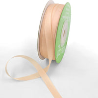 100% Hand-Dyed 1/4 Inch Silk Ribbon with Woven Edge – SK-4-02 – PEACH CHAMPAGNE