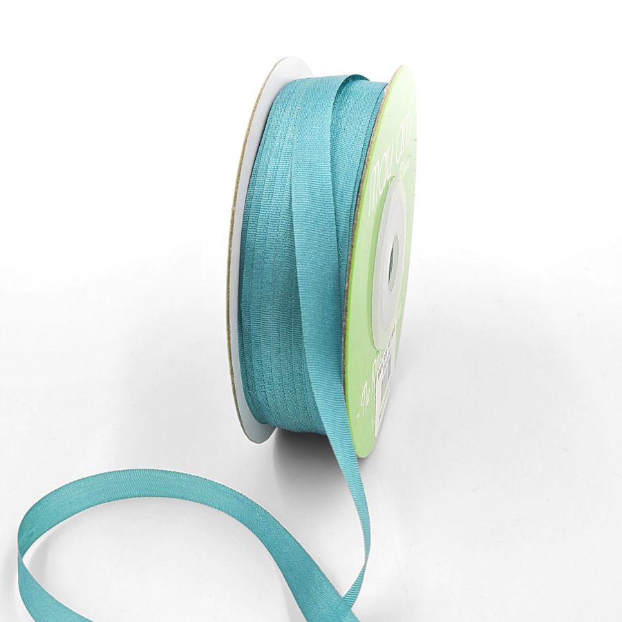 100% Hand-Dyed 1/4 Inch Silk Ribbon with Woven Edge – SK-4-04 – TEAL
