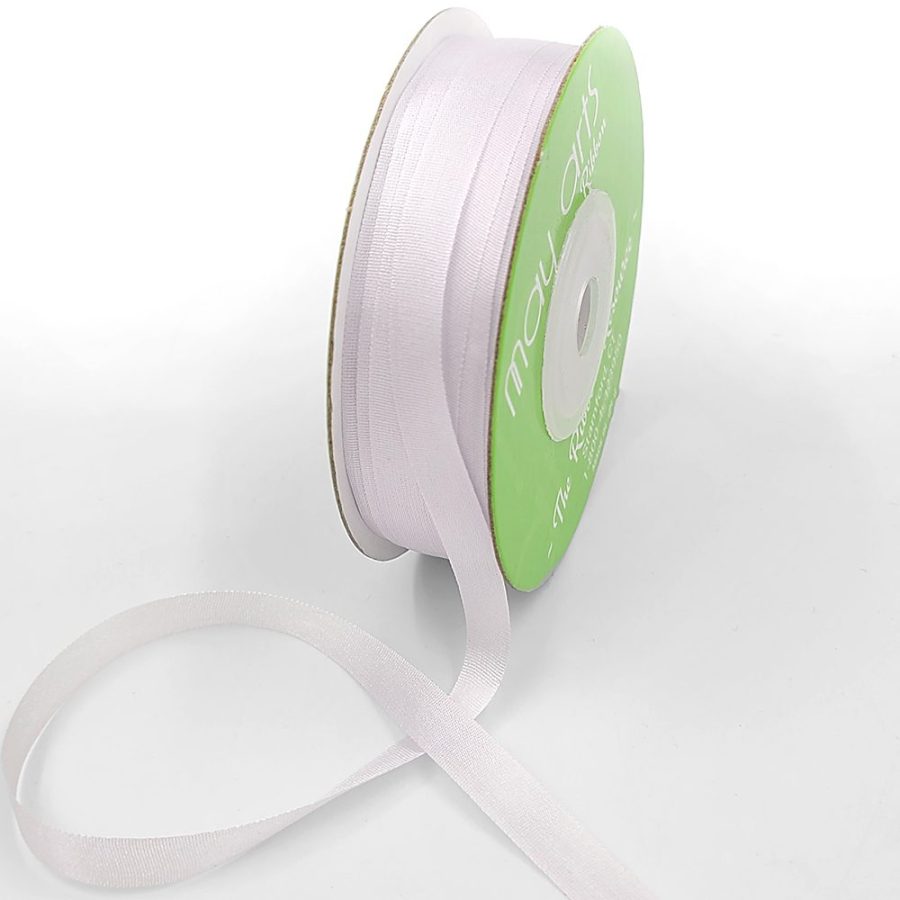 100% Hand-Dyed 1/4 Inch Silk Ribbon with Woven Edge – SK-4-05 – PALE LAVENDER (NEW)