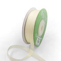 100% Hand-Dyed 1/4 Inch Silk Ribbon with Woven Edge – SK-4-09 – IVORY BUTTERCREAM