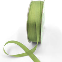 100% Hand-Dyed 1/4 Inch Silk Ribbon with Woven Edge – SK-4-16 – OLIVE