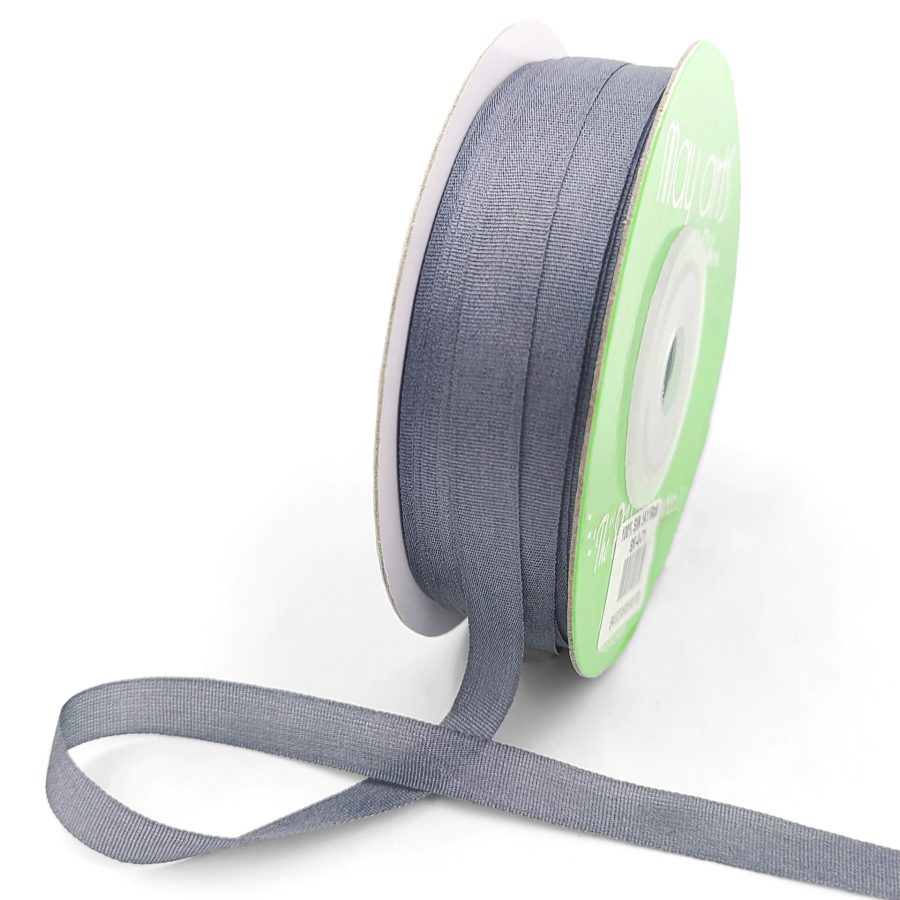 100% Hand-Dyed 1/4 Inch Silk Ribbon with Woven Edge – SK-4-71 BLACKENED PEARL