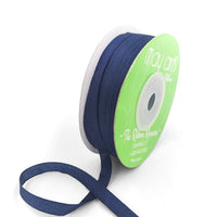 100% Hand-Dyed 1/4 Inch Silk Ribbon with Woven Edge – SK-4-73 NAVY BLAZER