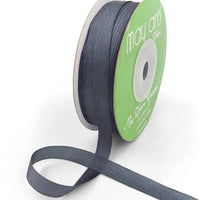 100% Hand-Dyed 1/4 Inch Silk Ribbon with Woven Edge – SK-4-95-CHARCOAL