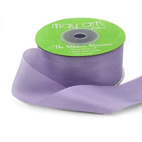 1.25 Inch 100% Hand-Dyed Silk Ribbon with Woven Edge – SK-5-11 DARK LAVENDER (NEW)