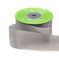 1.25 Inch 100% Hand-Dyed Silk Ribbon with Woven Edge – SK-5-32 PAVESTONE GREY (NEW)