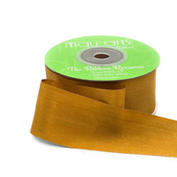 1.25 Inch 100% Hand-Dyed Silk Ribbon with Woven Edge – SK-5-33 – ANTIQUE GOLD