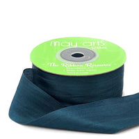 1.25 Inch 100% Hand-Dyed Silk Ribbon with Woven Edge – SK-5-55 RAINFOREST