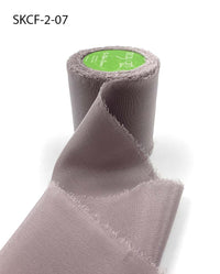 2 Inch 100% Silk Crepe with Frayed Edge (NON-DYED and HAND-DYED) – SKCF-2-07 SPHINX