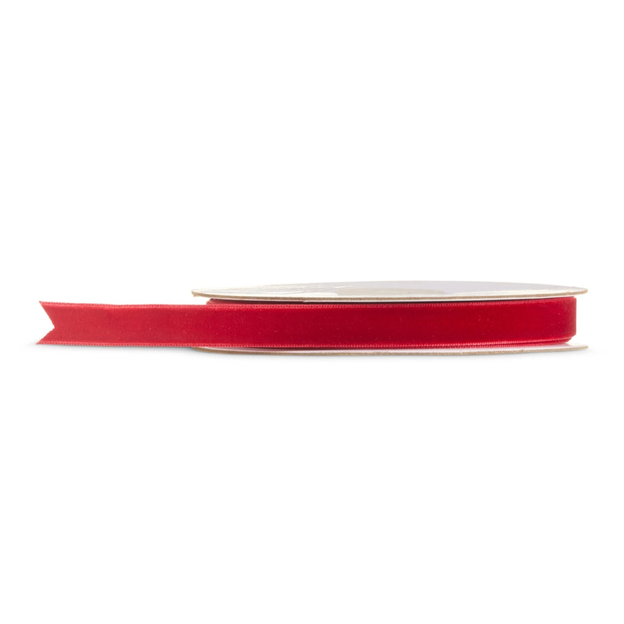0.5" X 10 Yds Red Velvet Ribbon