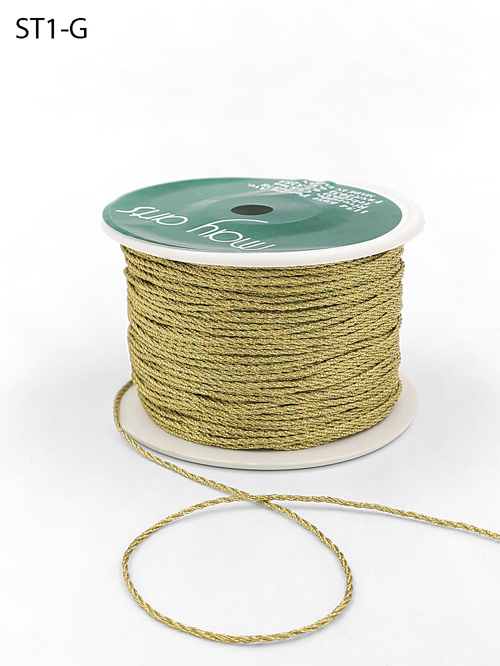 1 Millimeter Metallic Twisted Chording – ST1G – METALLIC GOLD