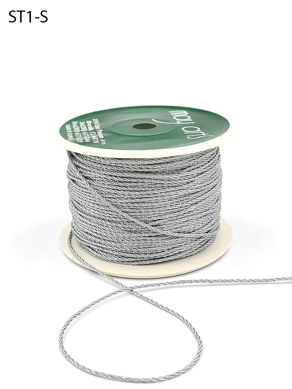 1 Millimeter Metallic Twisted Chording
