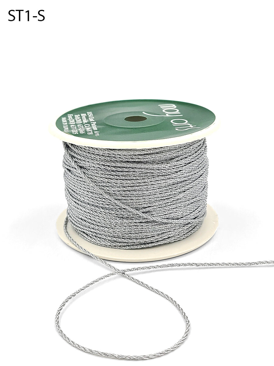 1 Millimeter Metallic Twisted Chording
